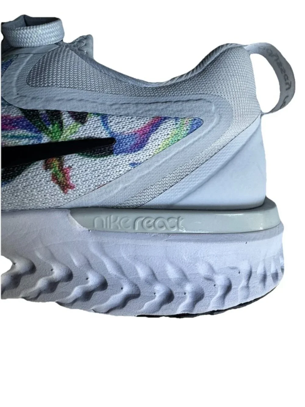Nike Women’s Sz 10.5 Odyssey React GPX RS Hawaiian Print Floral Sneakers AV3521